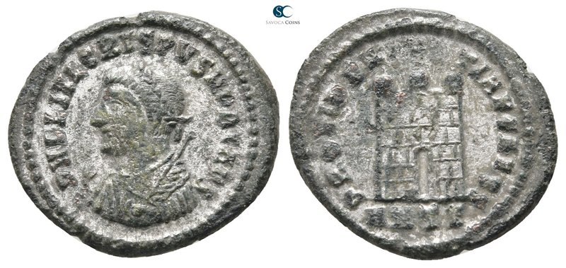 Crispus AD 317-326. Heraclea
Follis Æ

20mm., 3,11g.



nearly very fine