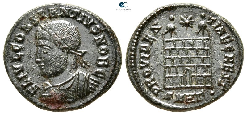 Constantius II as Caesar AD 324-337. Heraclea
Follis Æ

19mm., 3,26g.



...