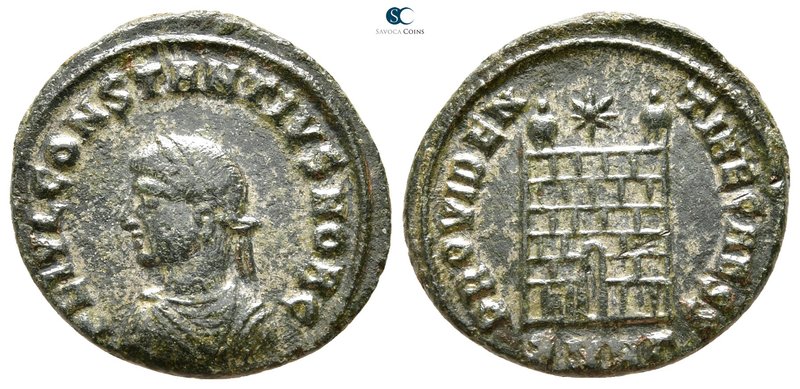 Constantius II as Caesar AD 324-337. Nicomedia
Follis Æ

20mm., 2,74g.


...