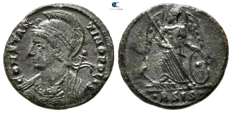 City Commemorative circa AD 330-354. Siscia
Follis Æ

18mm., 2,70g.



ve...