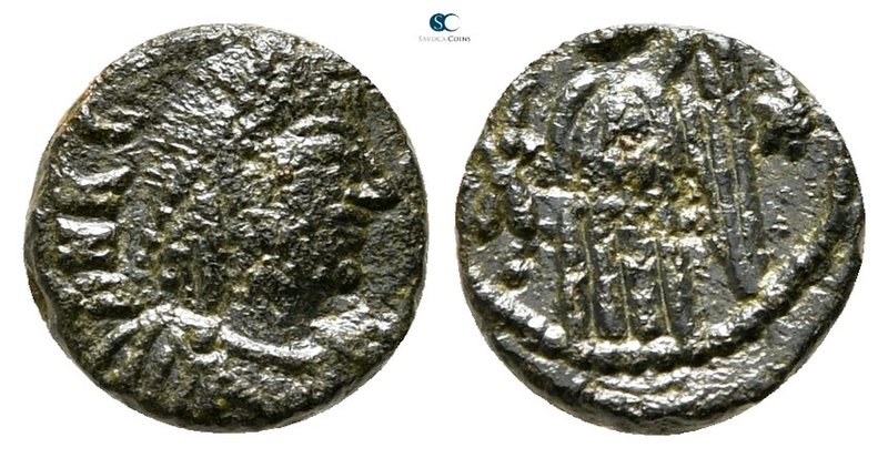 The Vandals. Carthage AD 496-523.
Nummus Æ

19mm., 0,65g.



nearly very ...