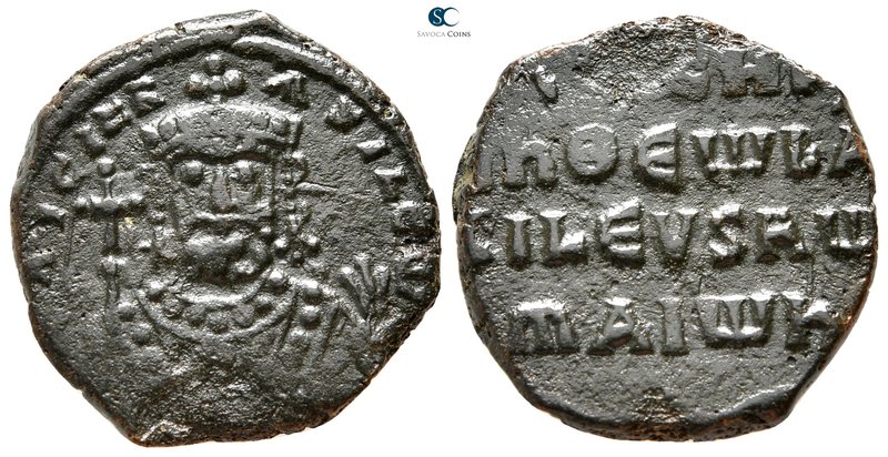 Nicephorus I AD 802-811. Constantinople
Follis Æ

24mm., 7,04g.



very f...