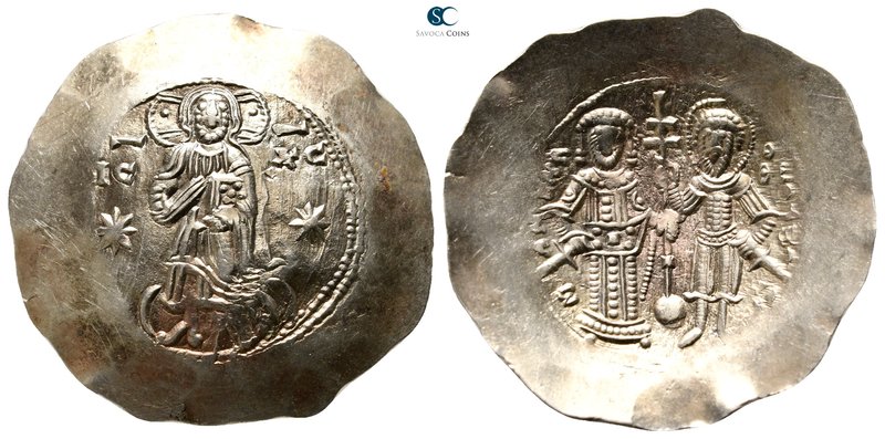 Manuel I Comnenus. AD 1143-1180. Thessalonica
Aspron Trachy EL

31mm., 4,49g....