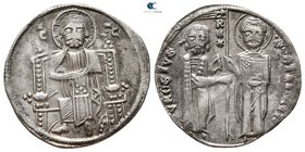 Stefan Uros II Milutin AD 1282-1321. Uncertain mint. Dinar AR