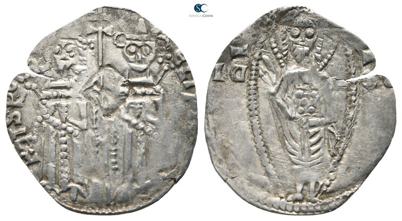 Stefanos Uros IV AD 1331-1355. Uncertain mint
Dinar AR

19mm., 0,64g.



...