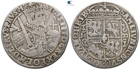 Poland. Sigismund III Vasa AD 1587-1632. Ort (1/4 Thaler) AR