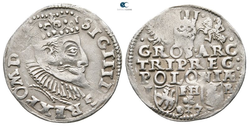 Poland. Gdańsk. Sigismund III Vasa AD 1587-1632.
3 Groschen AR

20mm., 1,84g....