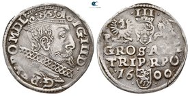 Poland. Gdańsk. Sigismund III Vasa AD 1587-1632. 3 Groschen AR