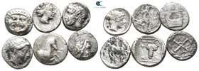 Lot of ca. 6 greek silver Hemidrachms/ Tetrobols / SOLD AS SEEN, NO RETURN!
nearly very fine