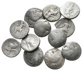Lot of ca. 12 greek silver drachms / SOLD AS SEEN, NO RETURN!nearly very fine
