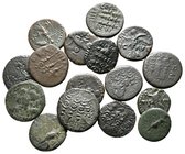 Lot of ca. 16 greek bronze coins / SOLD AS SEEN, NO RETURN!nearly very fine