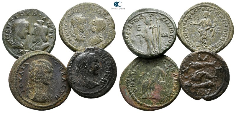 Lot of ca. 4 roman provincial bronze coins / SOLD AS SEEN, NO RETURN!

very fi...