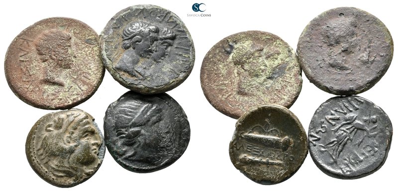 Lot of ca. 4 roman provincial bronze coins / SOLD AS SEEN, NO RETURN!

very fi...