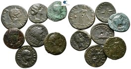 Lot of ca. 7 roman provincial bronze coins / SOLD AS SEEN, NO RETURN!very fine