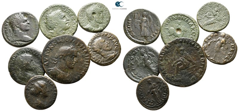 Lot of ca. 7 roman provincial bronze coins / SOLD AS SEEN, NO RETURN!

very fi...