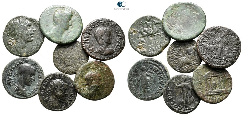 Lot of ca. 7 roman provincial bronze coins / SOLD AS SEEN, NO RETURN!

very fi...