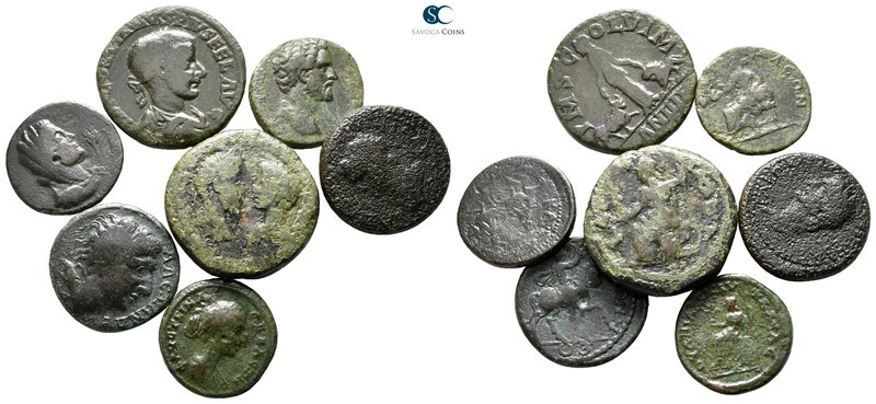 Lot of ca. 7 roman provincial bronze coins / SOLD AS SEEN, NO RETURN!

very fi...