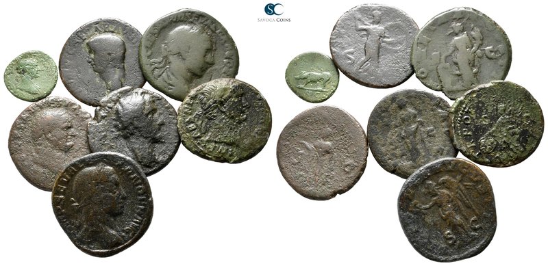 Lot of ca. 7 roman provincial bronze coins / SOLD AS SEEN, NO RETURN!

very fi...