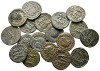Lot of ca. 18 roman bronze coins / SOLD AS SEEN, NO RETURN!very fine