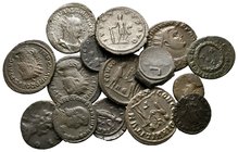 Lot of ca. 15 roman bronze coins / SOLD AS SEEN, NO RETURN!very fine