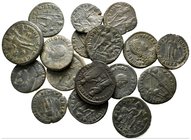 Lot of ca. 17 roman bronze coins / SOLD AS SEEN, NO RETURN!very fine