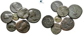 Lot of ca. 7 roman bronze coins / SOLD AS SEEN, NO RETURN!very fine