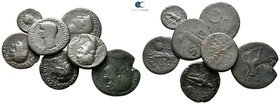 Lot of ca. 7 roman bronze coins / SOLD AS SEEN, NO RETURN!nearly very fine