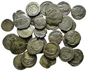 Lot of ca. 30 late roman bronze coins / SOLD AS SEEN, NO RETURN!very fine