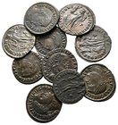 Lot of ca. 10 late roman bronze coins / SOLD AS SEEN, NO RETURN!very fine