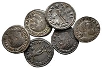 Lot of ca. 6 late roman bronze coins / SOLD AS SEEN, NO RETURN!very fine