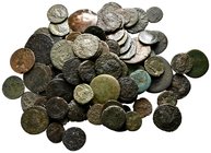 Lot of ca. 97 ancient bronze coins / SOLD AS SEEN, NO RETURN!nearly very fine