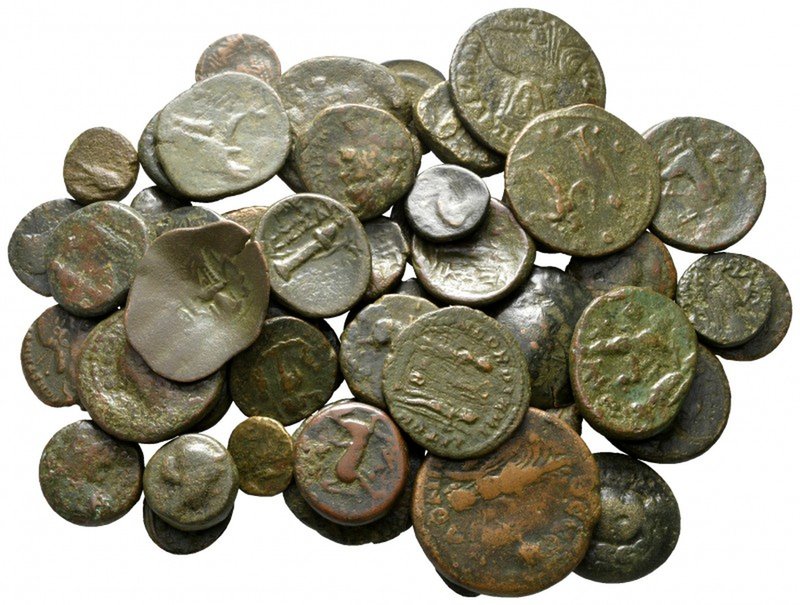 Lot of ca. 50 ancient bronze coins / SOLD AS SEEN, NO RETURN! 

nearly very fi...