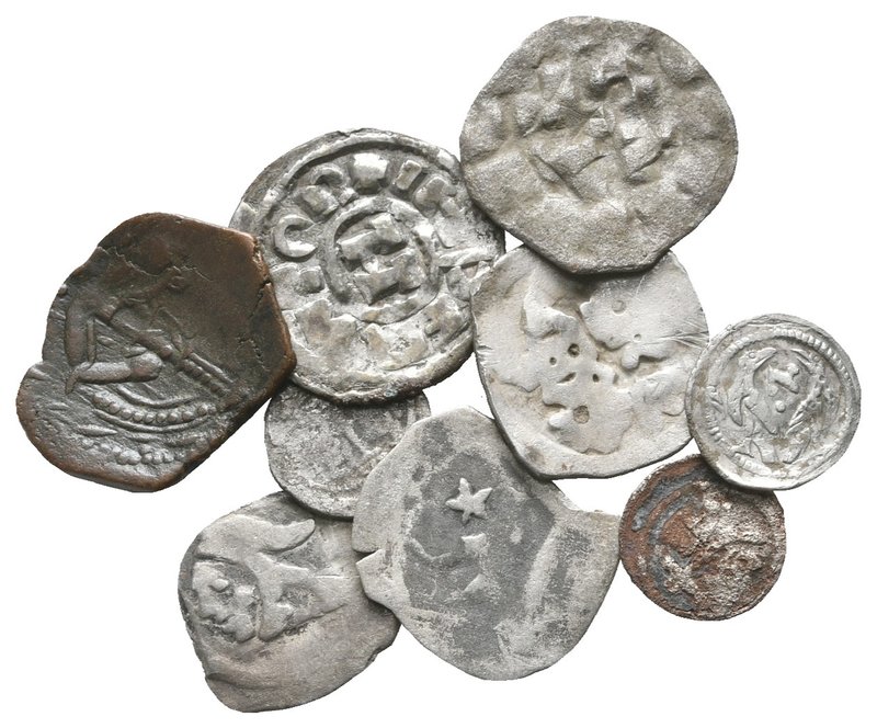 Lot of ca. 9 medieval coins / SOLD AS SEEN, NO RETURN!

very fine