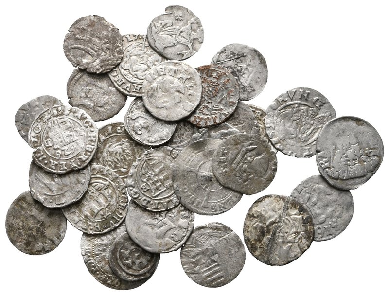 Lot of ca. 30 medieval silver coins / SOLD AS SEEN, NO RETURN!

very fine