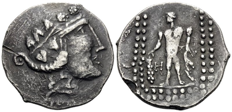 CELTIC. Danube Region. Circa 1st century BC. Tetradrachm (Silver, 38 mm, 17.09 g...