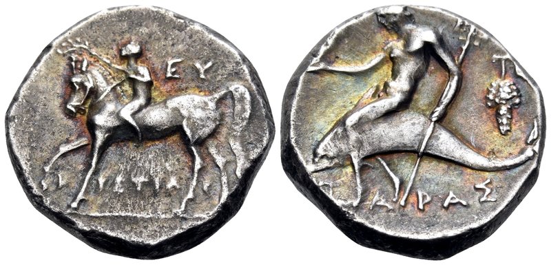 CALABRIA. Tarentum. Circa 272-240 BC. Nomos (Silver, 18 mm, 6.25 g, 9 h), Eu...,...