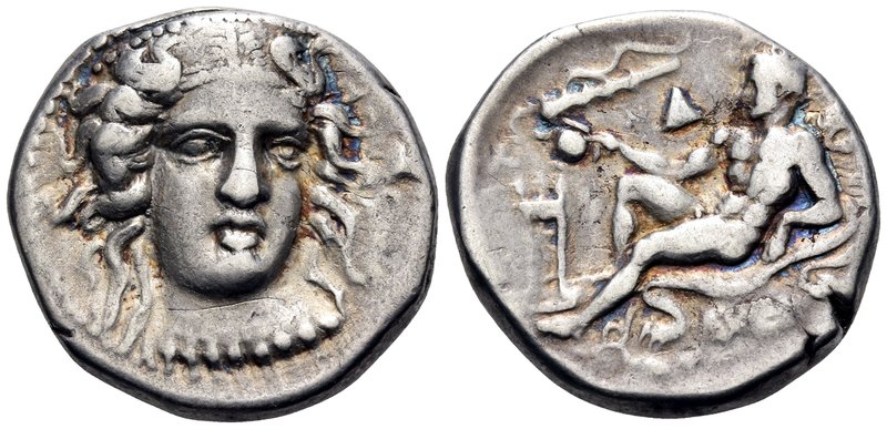 BRUTTIUM. Kroton. Circa 400-325 BC. Didrachm or nomos (Silver, 20.5 mm, 7.82 g, ...