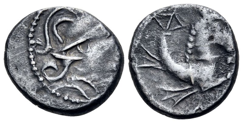 CELTIC, Southeast Gaul. Allobroges. Circa 75-70 BC. Drachm (Silver, 14 mm, 2.33 ...