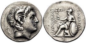 KINGS OF THRACE. Lysimachos, 305-281 BC. Tetradrachm (Silver, 31.5 mm, 16.74 g, 11 h), Lampsakos, 297/6-282/1. Diademed head of Alexander the Great to...