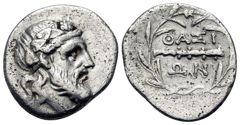 ISLANDS OFF THRACE, Thasos. Early 2nd century BC. Hemidrachm (Silver, 15 mm, 1.6...