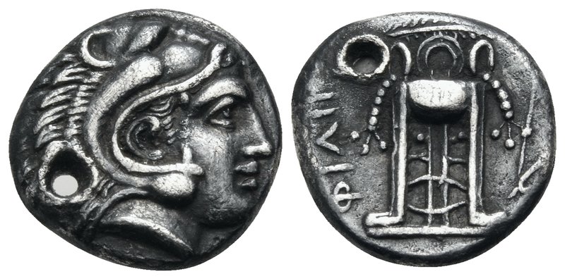 MACEDON. Philippoi. Circa 356-345 BC. Hemidrachm (Silver, 12 mm, 1.59 g, 5 h). H...