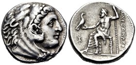 KINGS OF MACEDON. Alexander III ‘the Great’, 336-323 BC. Tetradrachm (Silver, 26 mm, 17.04 g, 3 h), Pella, c. 325-315. Head of youthful Herakles in li...