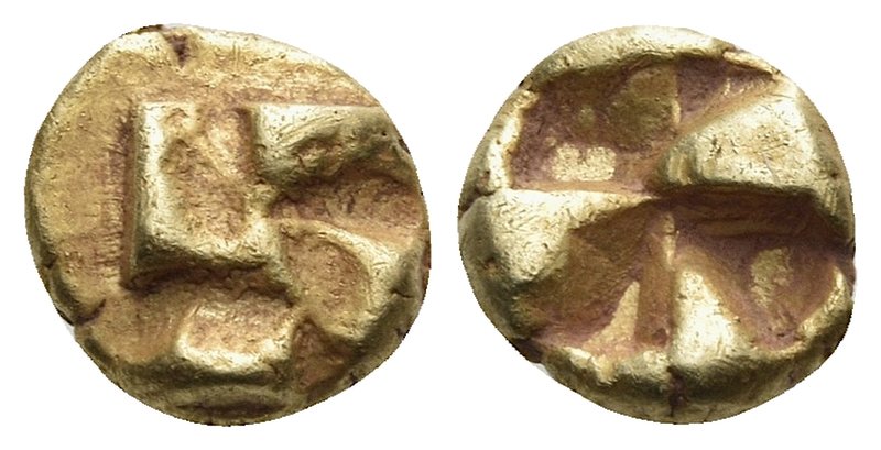 IONIA. Uncertain. Circa 625-600 BC. 1/24 Stater (Electrum, 6.5 mm, 0.66 g). Mill...