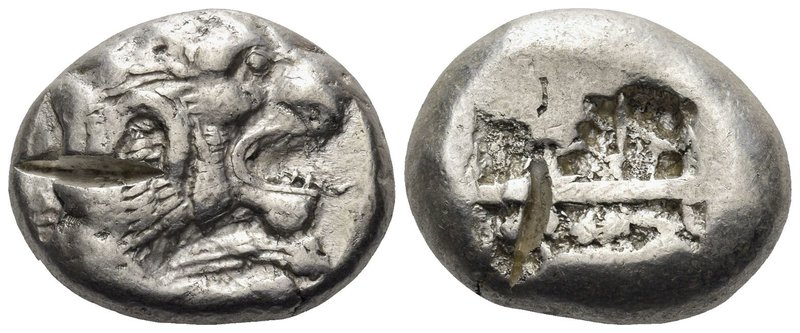 CARIA. Uncertain (Mylasa ?). Circa 480-450 BC. Stater (Silver, 19 mm, 11.29 g). ...