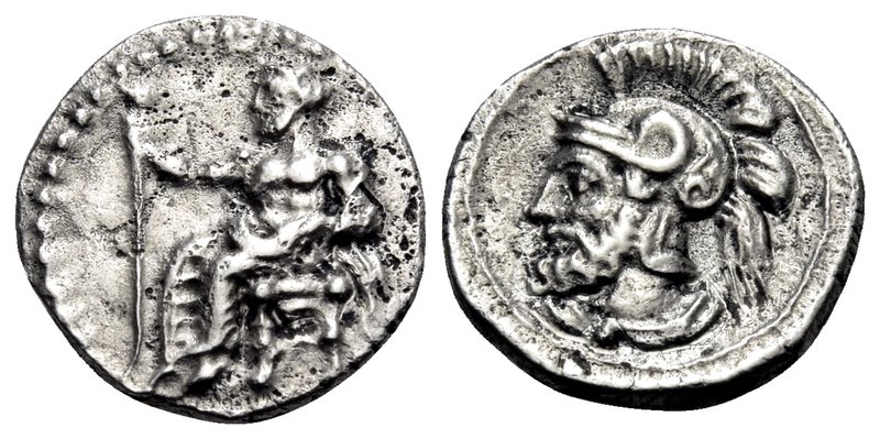 CILICIA. Tarsos. Pharnabazos, Persian military commander, 380-374/3 BC. Obol (Si...