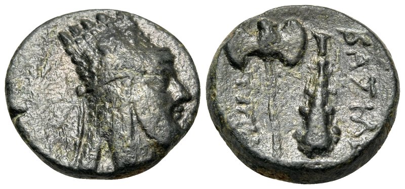 KINGS OF ARMENIA. Tigranes VI, first reign, circa 60-62 or later. Dichalkon (Bro...