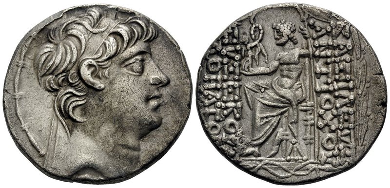 SELEUKID KINGS OF SYRIA. Antiochos X Eusebes Philopator, Circa 94-88 BC. Tetradr...