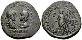 MOESIA INFERIOR. Marcianopolis. Gordian III, with Tranquillina, 238-244. Pentassarion (Bronze, 27 mm, 13.28 g, 7 h), Tertillianos. AYT K M ANT ΓOPΔIAN...