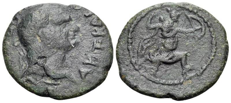 CRETE. Koinon of Crete. Vespasian, 69-79. (Bronze, 21 mm, 3.68 g, 5 h), Cos 8 = ...