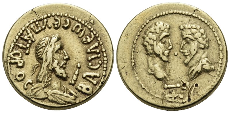 KINGS OF BOSPOROS. Eupator, 154/5-circa 172/3. Stater (Gold, 20 mm, 7.75 g, 12 h...